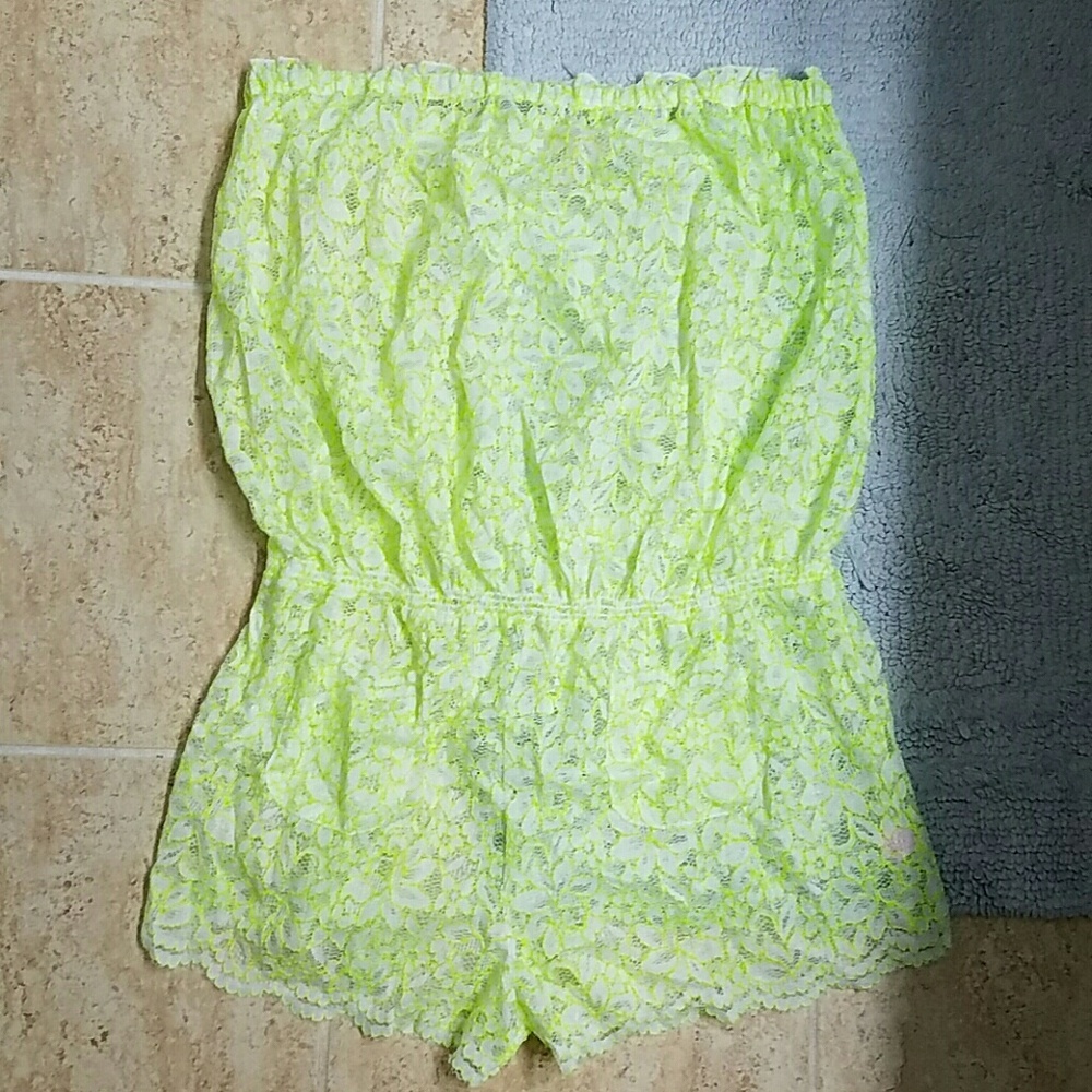 Victoria Secret Lace Romper cover up